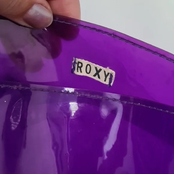 Thick jelly plastic roxy bag beach bag - Picture 5 of 6